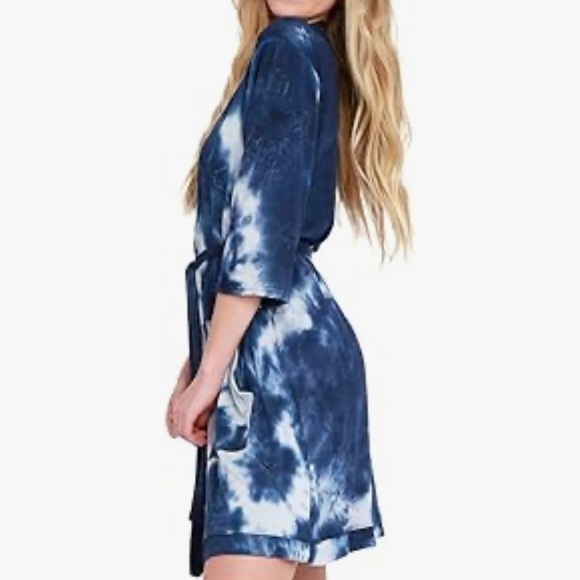 NEW hello mello tie dye lounge robe - Picture 7 of 12